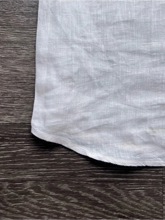 Peserico 100% Italian Linen Sleeveless Shirt - Picture 7 of 12